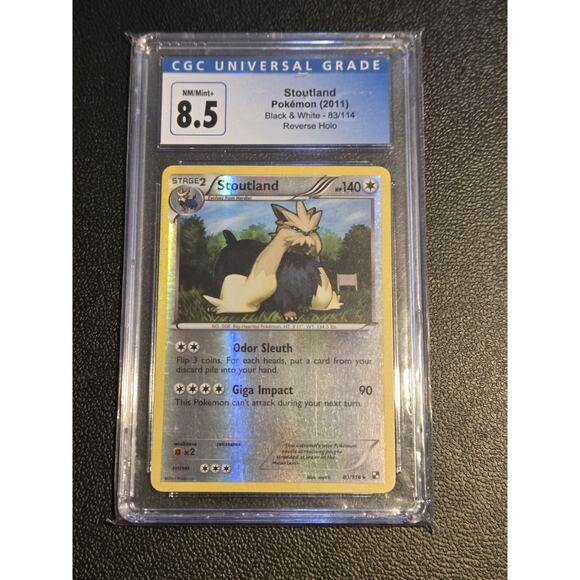 Black and White #83/114 Stoutland CGC 8.5 - Picture 1 of 2